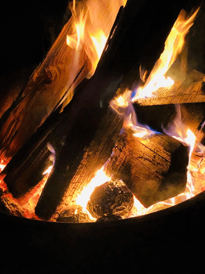 campers and campfires
