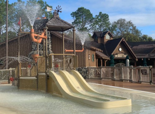 Kid's pool area at Fort Wilderness